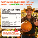 YXSW Pumpkin Seed Oil Gummies showing strawberry flavour
