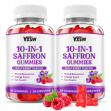 YXSW Saffron Gummies front view with packaging