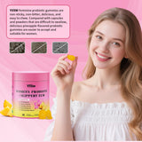 YXSW Women's Probiotics Gummies back view with nutritional information