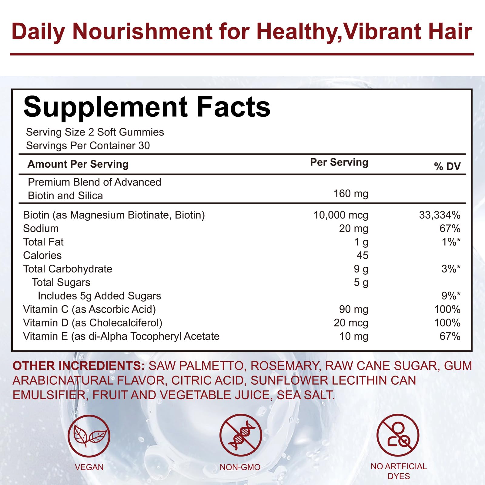 YYLLYY Multivitamins Gummies mixed berry flavour in a bowl