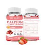 YZQ WAIDE Calcium Citrate Gummies 1200mg front view