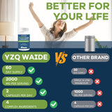 YZQ WAIDE Magnesium L-Threonate bottle with measuring spoon