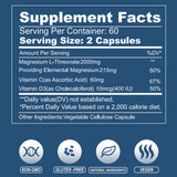 YZQ WAIDE Magnesium L-Threonate capsules on a wooden table