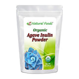 Z Natural Foods Organic Agave Inulin Powder 454g front view