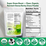 Z Natural Foods Organic Barley Grass Powder 454g packaging
