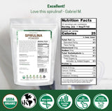 Z Natural Foods Organic Spirulina Powder 454g packaging