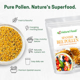 Z Natural Foods Raw Bee Pollen Granules 454g close-up of granules