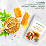Z Natural Foods Raw Bee Pollen Granules 454g on a salad