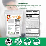 Z Natural Foods Raw Bee Pollen Granules 454g sprinkled on toast