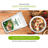 Z Natural Foods Sacred 7 Organic Mushroom Blend powder close-up