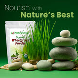Z Natural Foods Wheatgrass Powder 454g scoop