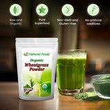 Z Natural Foods Wheatgrass Powder in a bowl