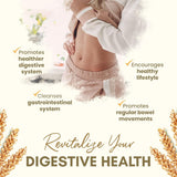 Z Zealthy Life Psyllium Husk Capsules lifestyle scene with a glass of water