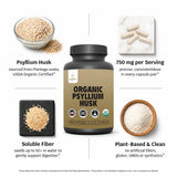 Z Zealthy Life Psyllium Husk Capsules on a kitchen counter