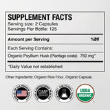 Z Zealthy Life Psyllium Husk Capsules side view showing capsule size