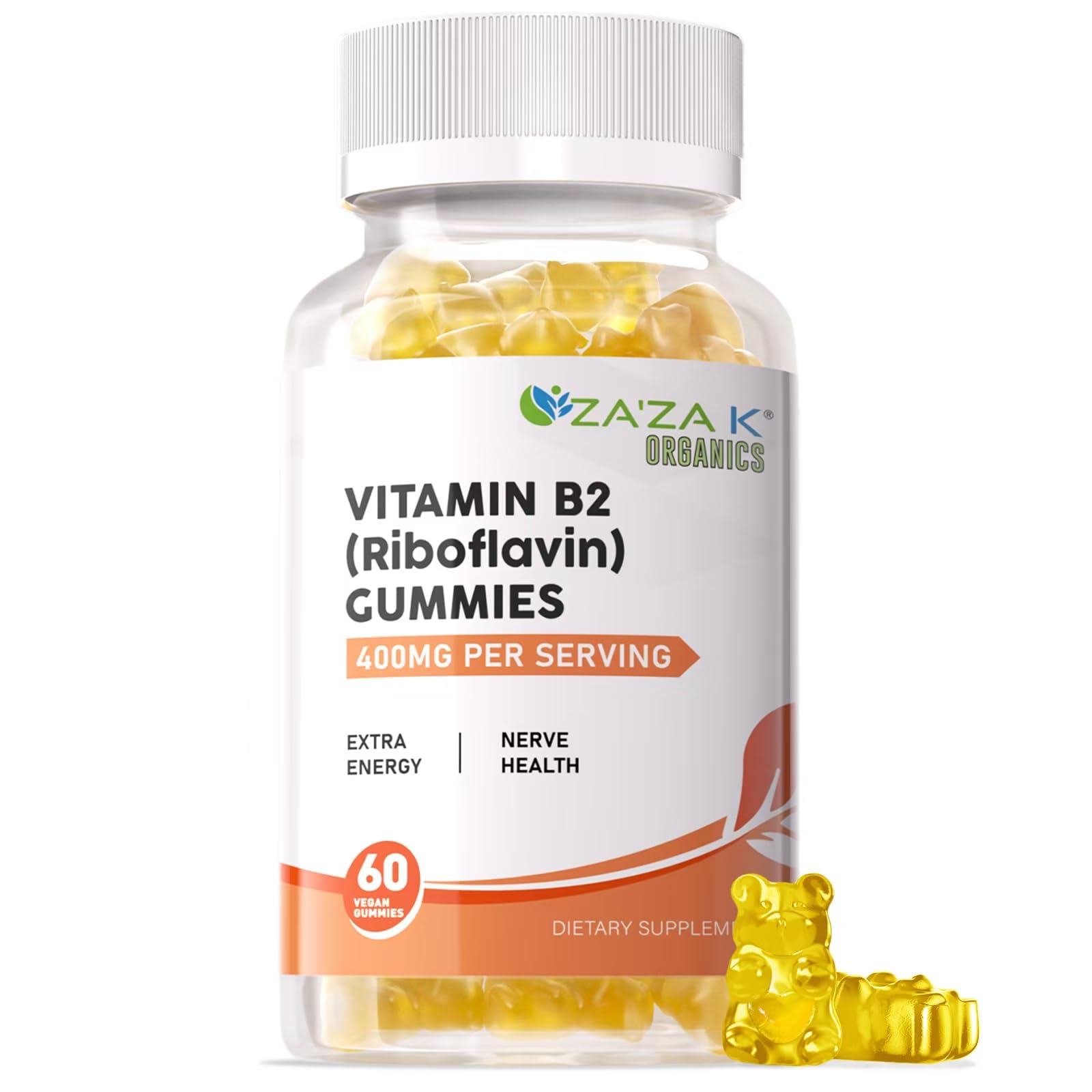 ZA'ZA K ORGANICS Vitamin B2 Gummies front view