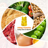 ZA'ZA K ORGANICS Vitamin B2 Gummies on a wooden table
