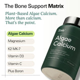 ZAB Algae Calcium Capsules bottle side view