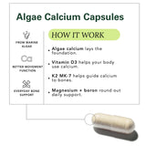 ZAB Algae Calcium Capsules easy-to-swallow format