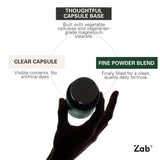 ZAB Algae Calcium Capsules nutritional information