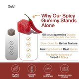 ZAB Spicy Peach Gummies side view