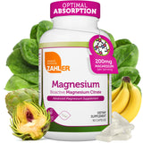 Zahler Bioactive Magnesium Citrate 250 capsules front view