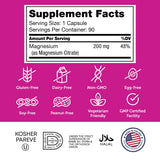 Zahler Bioactive Magnesium Citrate capsule in hand