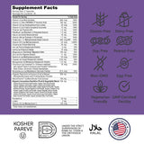 Zahler Brainfood Multivitamin 100g showing serving size on a spoon