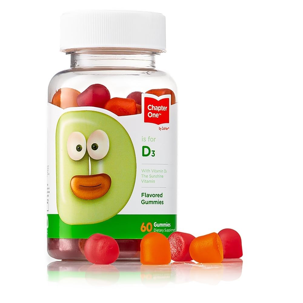 Zahler Chapter One Vitamin D3 Gummies 1000 IU front view