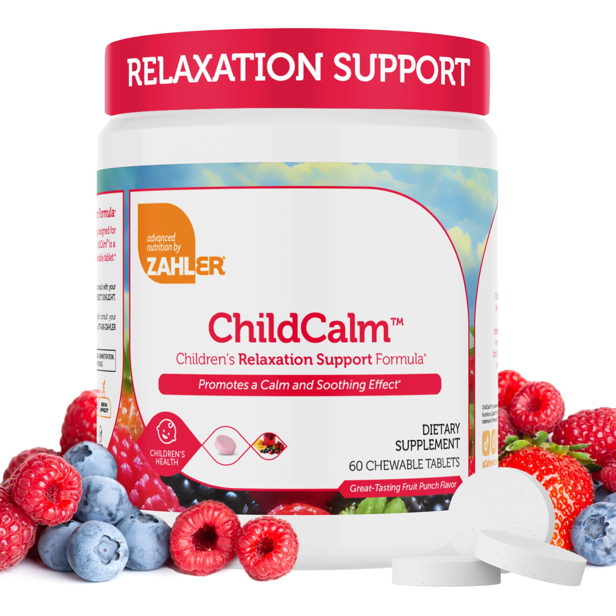 Zahler Child Calm Chewable Magnesium supplement front view