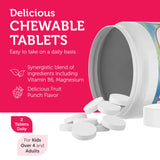 Zahler Child Calm Chewable Magnesium supplement tablets close-up
