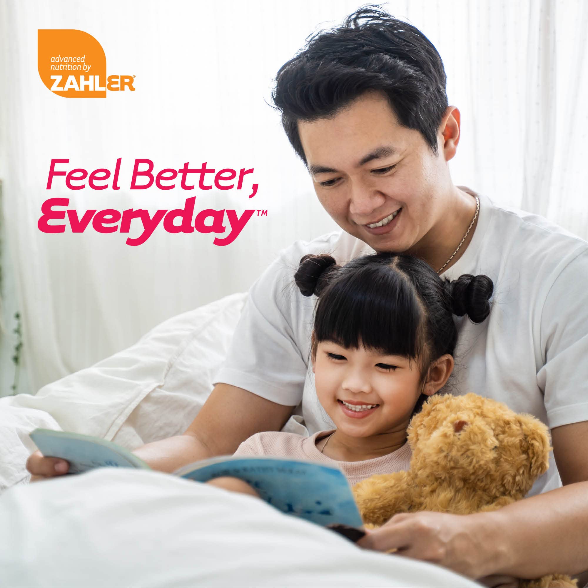 Zahler Childcalm Chewable Tablets lifestyle image with children