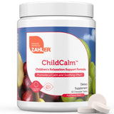 Zahler Childcalm Chewable Tablets side view with nutrition facts