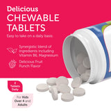 Zahler Childcalm Chewable Tablets with fruit punch flavour illustration