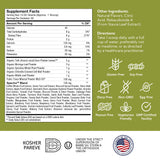 Zahler Core Greens Organic Superfood Powder ingredients list