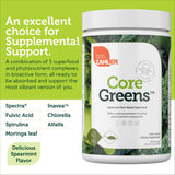 Zahler Core Greens Spirulina Powder side view packaging