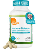 Zahler daily wellness Defense Supplement 150g side view showing ingredients