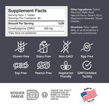 Zahler DMG Dimethylglycine Chewable Tablets 500mg on a wooden table