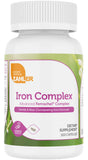 Zahler Iron Complex 25mg iron supplement side view