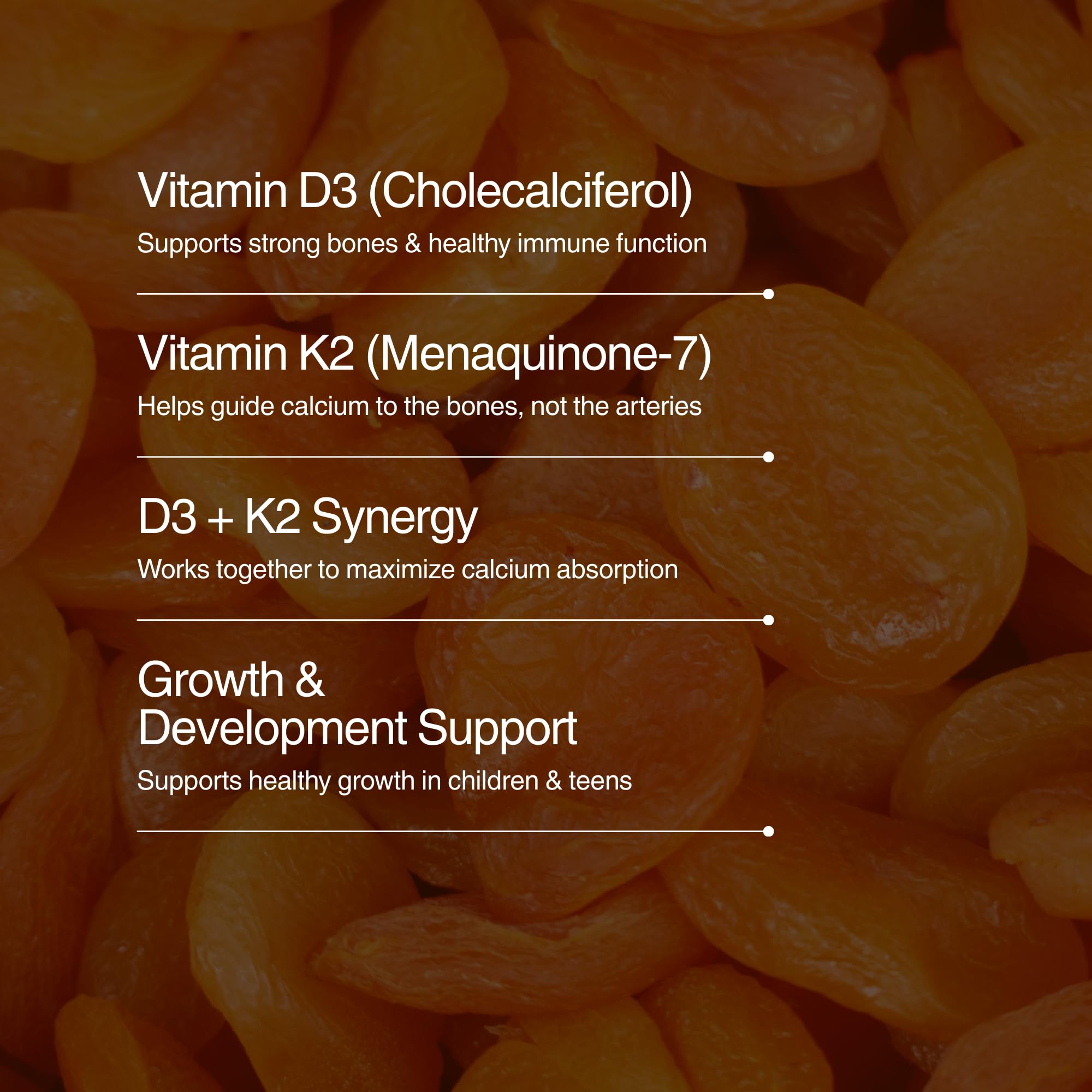 Zahler Junior Vitamin D3 & K2 chewable tablets in a child's hand