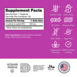 Zahler L-Lysine Supplement 500mg capsules close-up