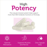 Zahler Magnesium Citrate 200mg capsules on a table