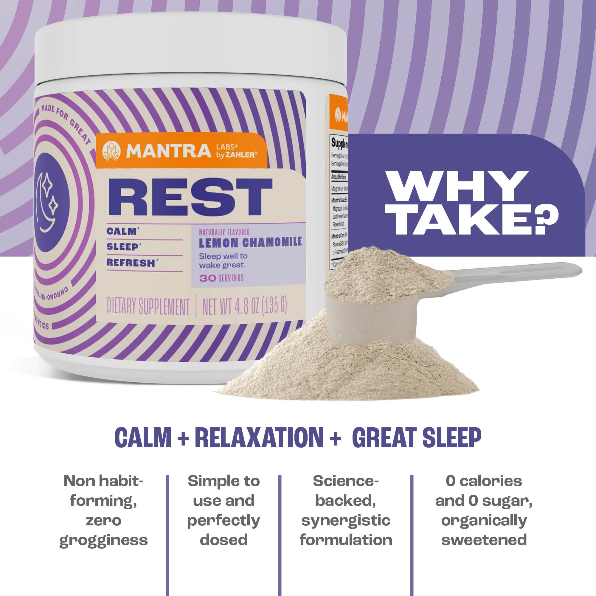 Zahler Mantra Rest Sleep Supplement capsules close-up