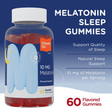 Zahler Melatonin Gummies 10mg bottle side view