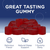 Zahler Melatonin Gummies 10mg close-up of gummies