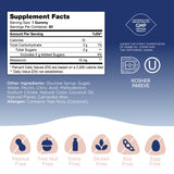 Zahler Melatonin Gummies 10mg nutrition facts