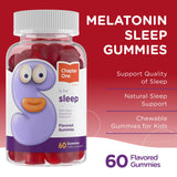 Zahler Melatonin Gummies for Kids 2.5mg back view