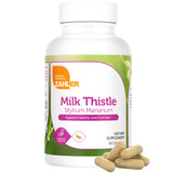 Zahler Milk Thistle Herbal Supplement 250mg 60 Capsules side view
