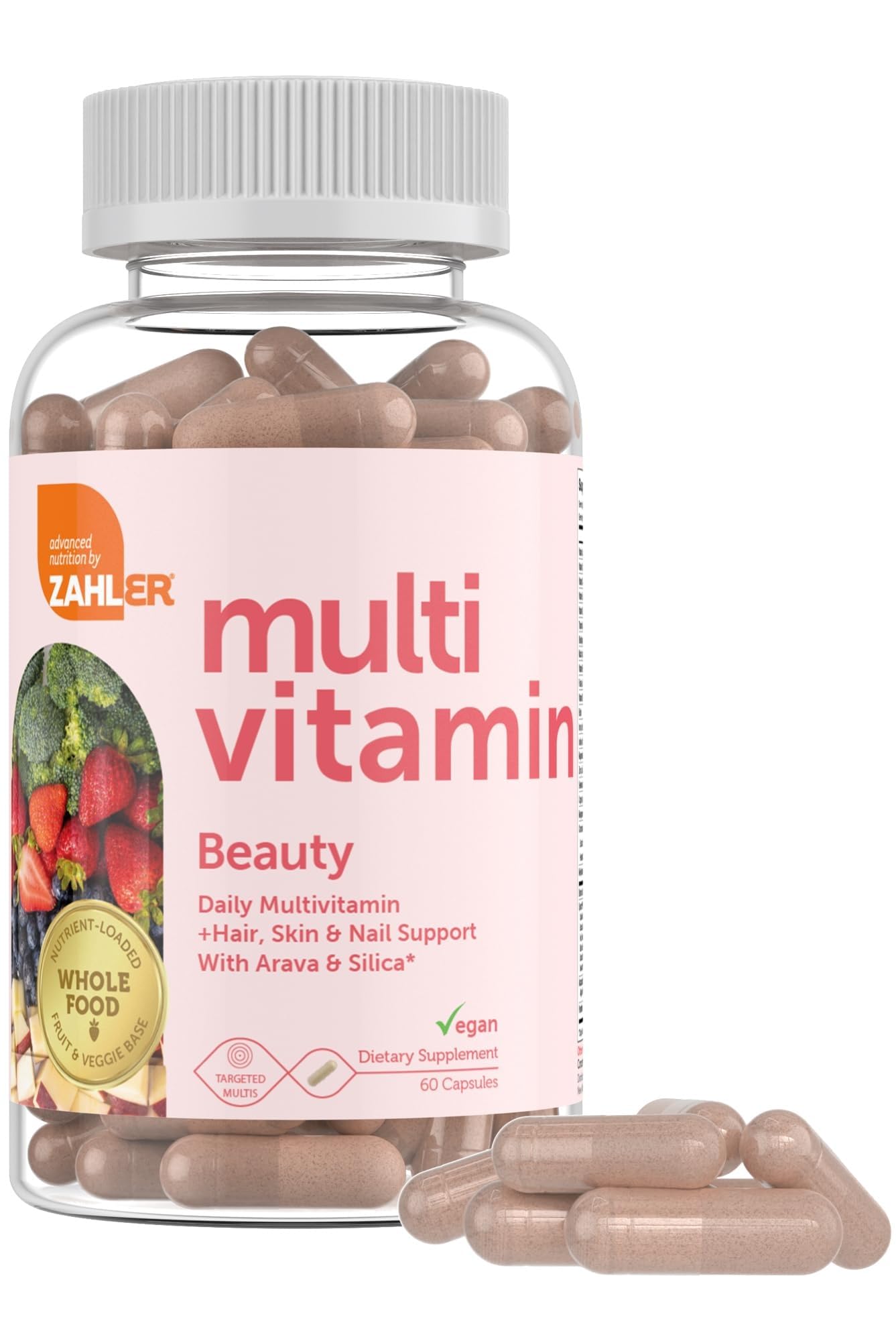 Zahler Multivitamin for Women and Men capsule close-up