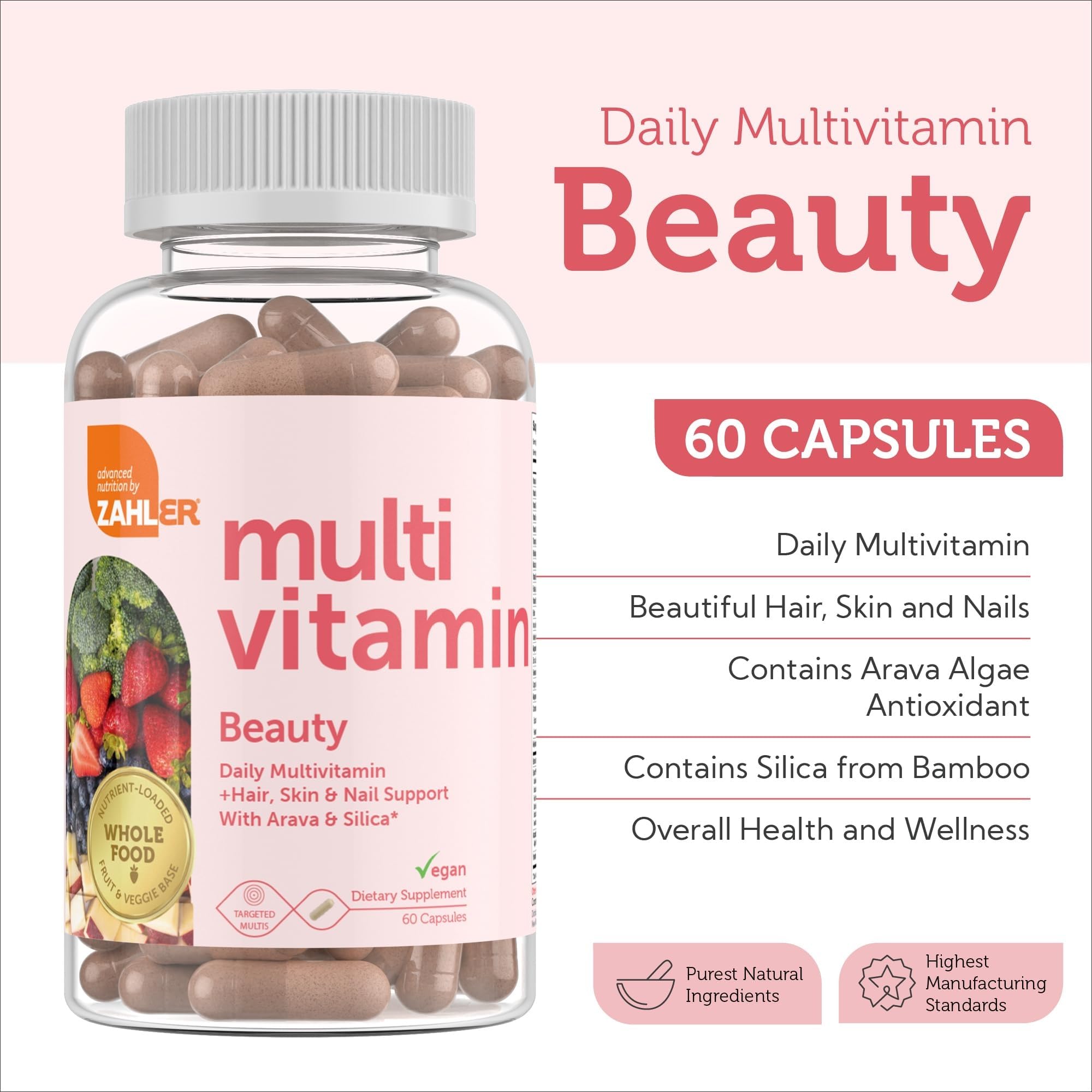 Zahler Multivitamin for Women and Men packaging